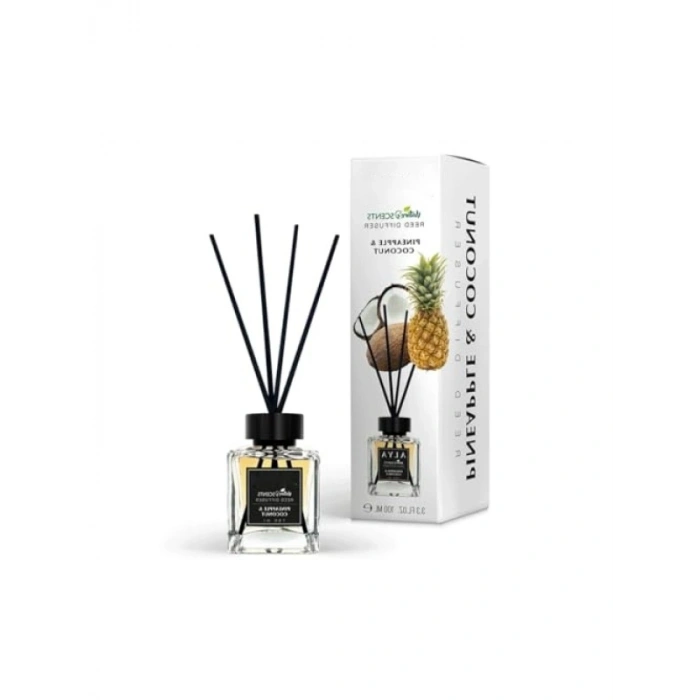 Bambu Çubuklu Oda Kokusu - Ananas & Hindistan Cevizi Aroması