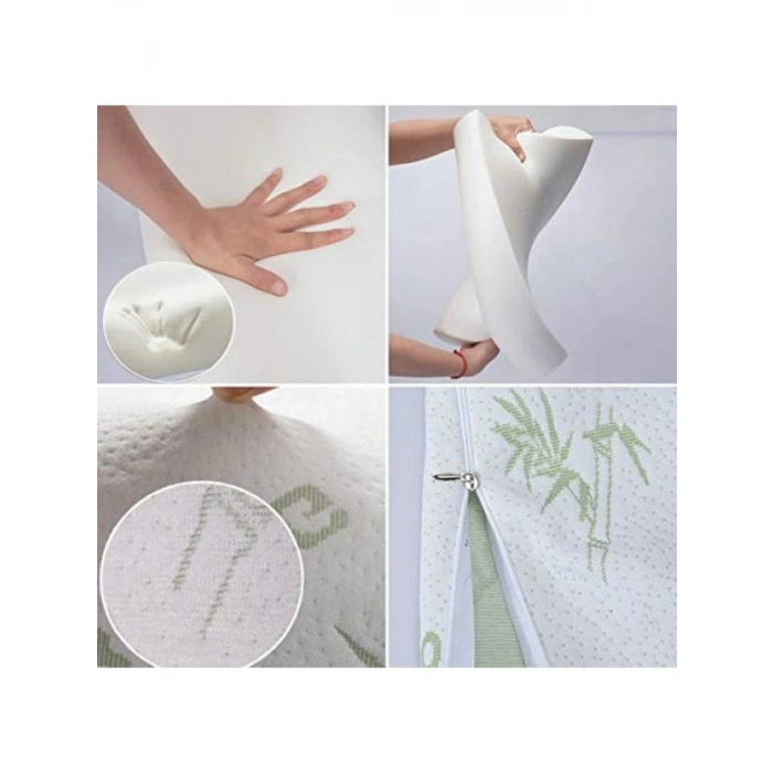 Bambu Kılıflı Ortopedik Visco Yastık, Boyun Yastığı