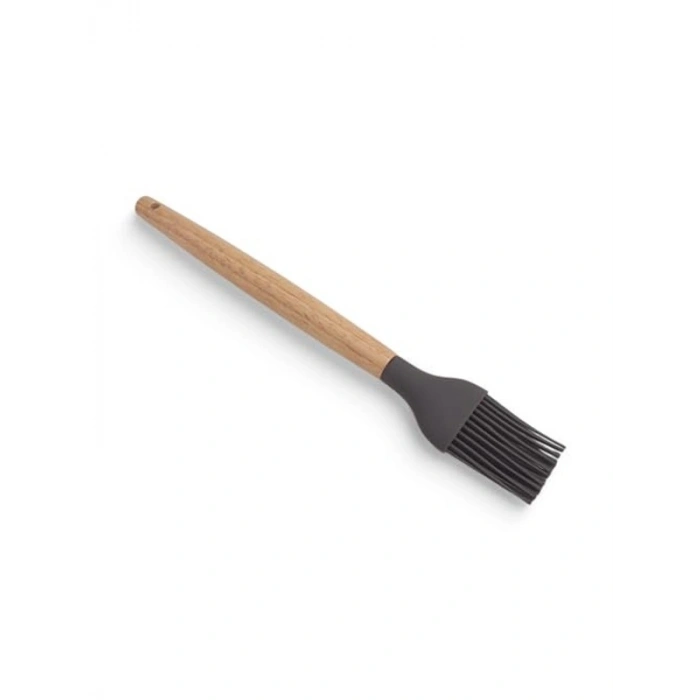 Bambu Saplı Silikon Fırça, 27 cm Uzunlukta ve 3 Renk Seçenekli