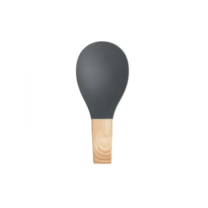 Bambu Saplı Silikon Kaşıklık Altlığı, Kirli Kepçe ve Kaşık Nihalesi