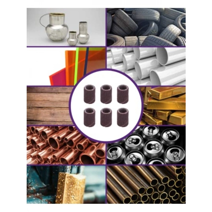 Bant Zımpara, 6,4 mm, 120 Kum, 6lı Paket