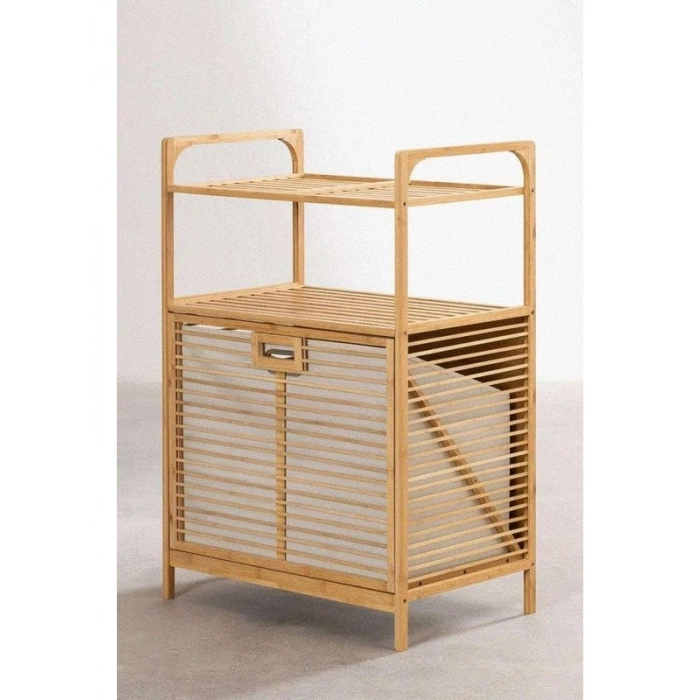 Banyo Düzenleyici, 2 Raflı Kirli Sepetli Organizer