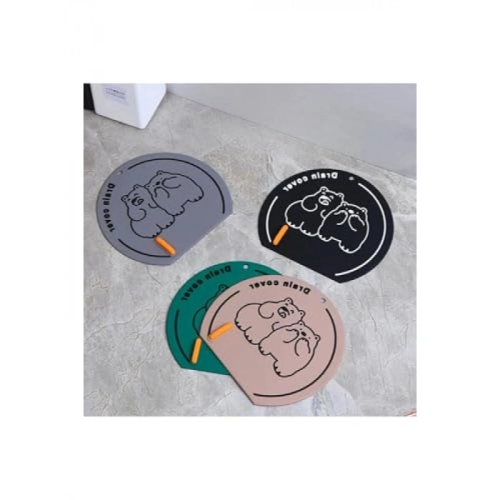 Banyo ve Mutfak İçin Koku Önleyici Silikon Ped - Siyah