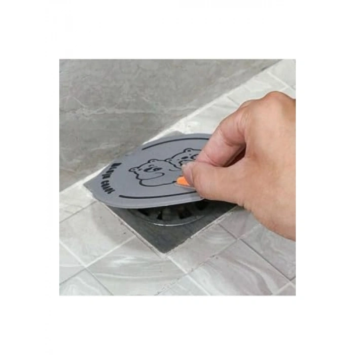 Banyo ve Mutfak İçin Koku Önleyici Silikon Ped - Siyah