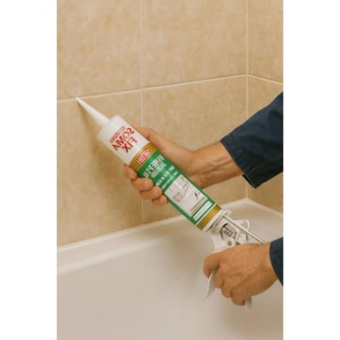 Banyo ve Mutfak için Su Geçirmez Silikon Mastik