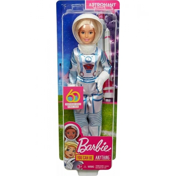Barbie Astronot 60. Yıl Dönümü Nostaljik Bebek JBJ48