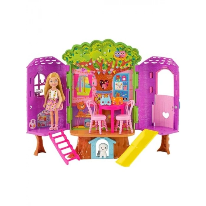 Barbie Chelseanin Ağaç Evi, 10dan Fazla Aksesuar