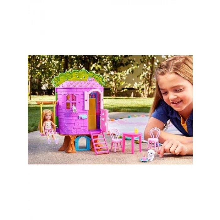 Barbie Chelseanin Ağaç Evi, 10dan Fazla Aksesuar