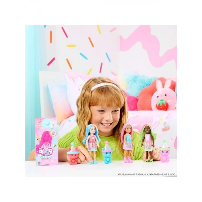 Barbie Chelsea POP Reveal Milkshake Serisi, 3Y+, JCN89