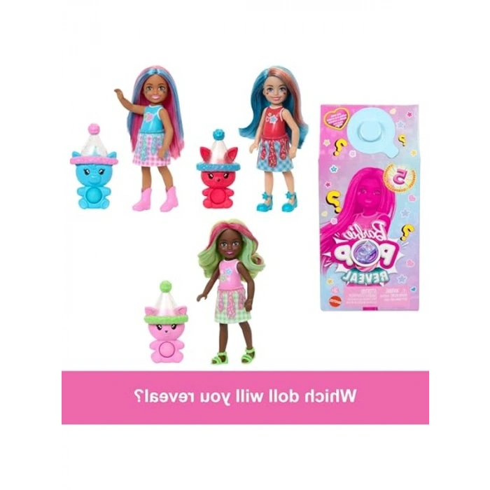 Barbie Chelsea POP Reveal Milkshake Serisi, 3Y+, JCN89