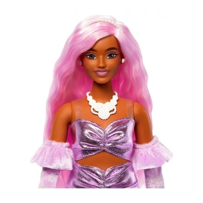 Barbie Deluxe Style Bebekler Pembe Saçlı HYV25