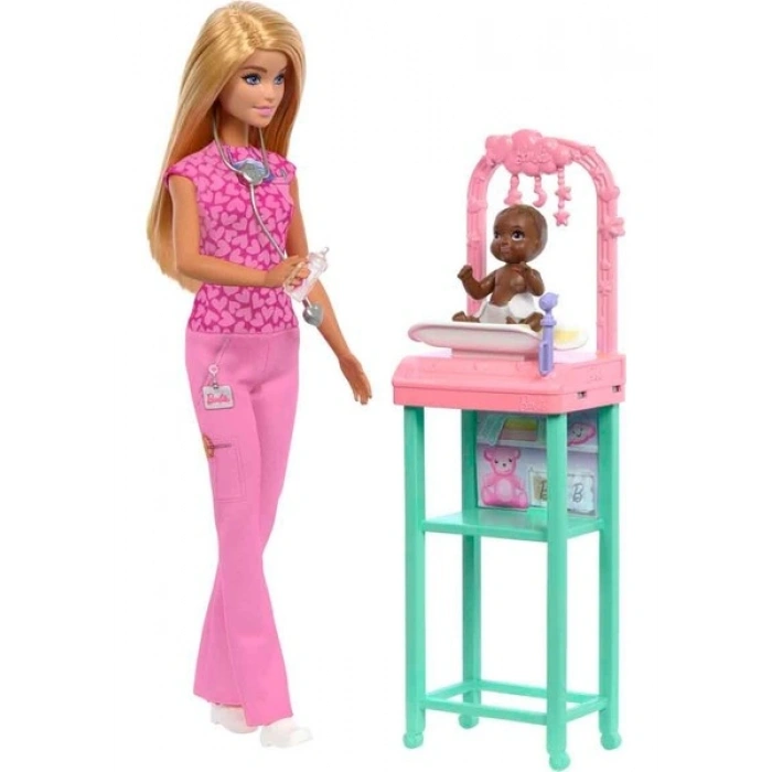 Barbie Kariyer Bebeği Bebek Doktoru JCR72