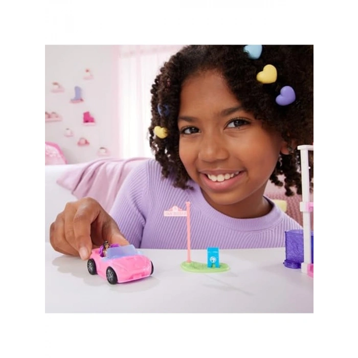 Barbie, Mini Barbieland Convertible, Hyf42, Çok Renkli