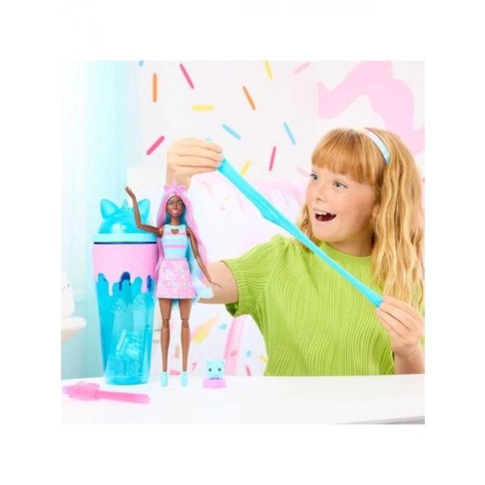 Barbie Pop Reveal™ Bebek Barbie Pop Reveal Shakes Serisi bebek ve aksesuar seti, kokulu ve şirin tek boynuzlu at temalı bebek JCN86