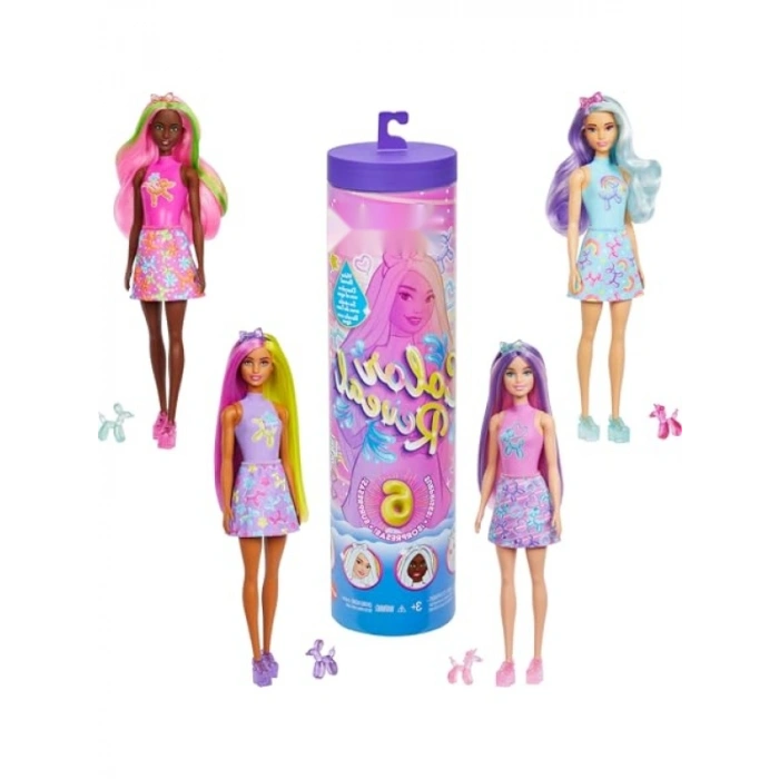 Barbie Renk Değiştiren Bebek ve Aksesuar Seti