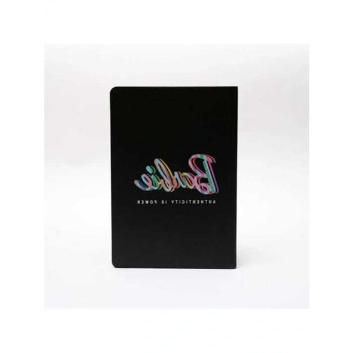 Barbie Sert Kapak Butik Defter (Siyah)