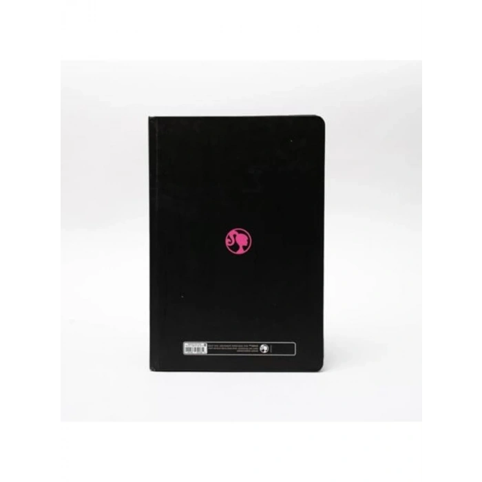 Barbie Sert Kapak Butik Defter (Siyah)