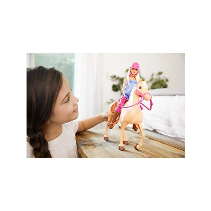 Barbie ve Atı Temalı Oyun Seti, 3 Yaş ve Üzeri