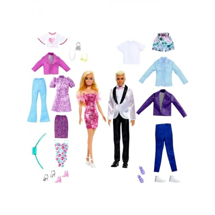 Barbie ve Ken Kıyafet Seti