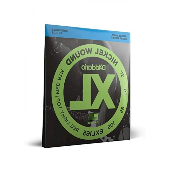 Bas Gitar Tel Seti, Nickel, 45-105 Ölçüsü, Long Scale