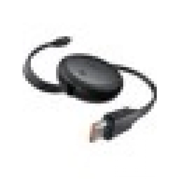 Baseus FREE2PULL Mini Şarj Kablosu Usb-C To Usb-C 60W 1m Küme Siyah
