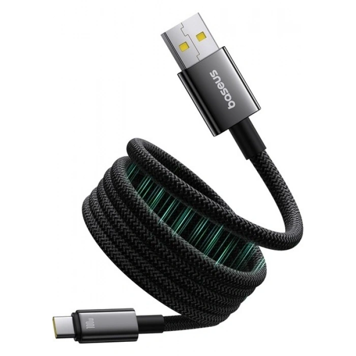 Baseus Tungsten Gold Şarj Kablosu 100W 1m USB Type-C