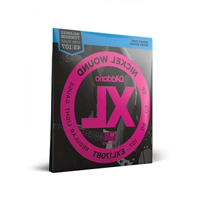 Baskı Gitar Tel Seti, XL, Nikel Kaplama, 45-107