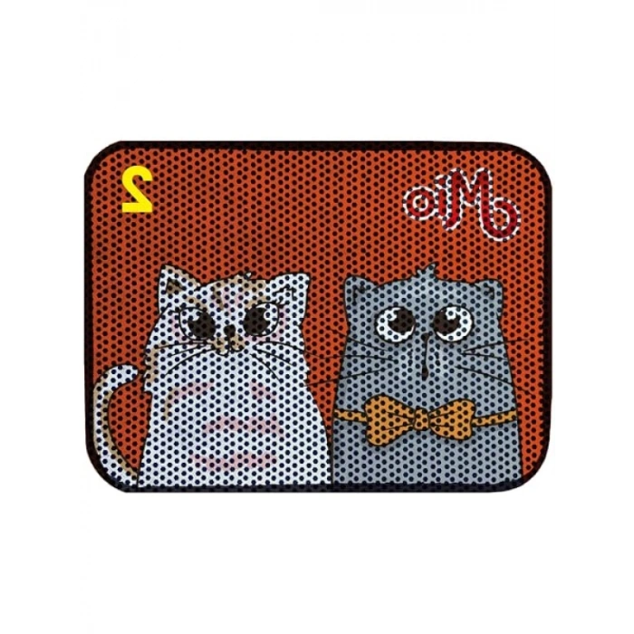 Baskılı Elekli Paspas, 45 x 60 cm