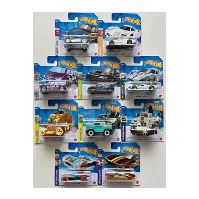 Başlangıç Seti, 10lu Farklı Model Araç, Hot Wheels Kalitesi