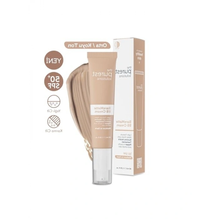 BB Krem Bare Matte 40ml - Orta ile Koyu Ten