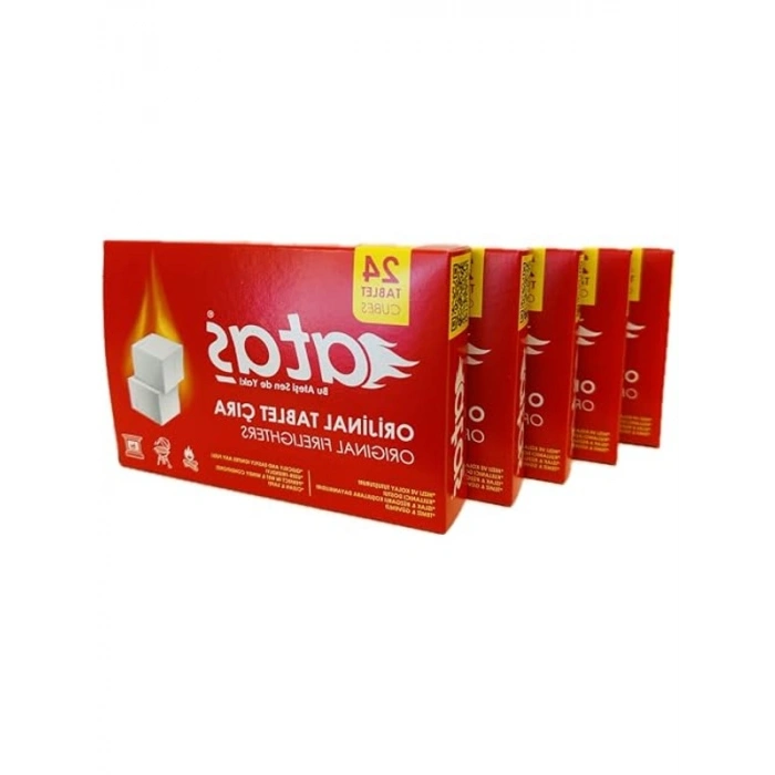 BBQ Kömür Tutuşturucu Tableti, 5li Paket, Kolay Tutuşturma İçin