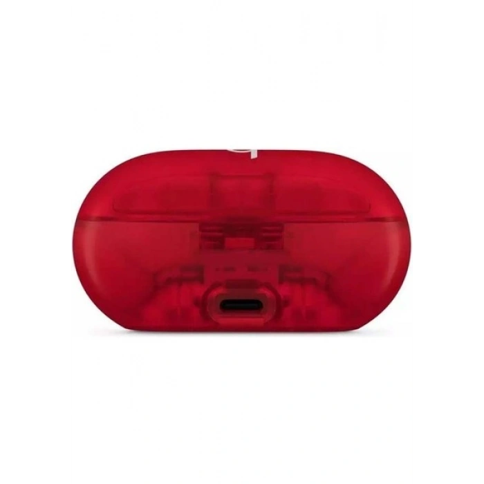 Beats Solo Buds – Gerçek Kablosuz Kulak İçi Kulaklık – Şeffaf Kırmızı