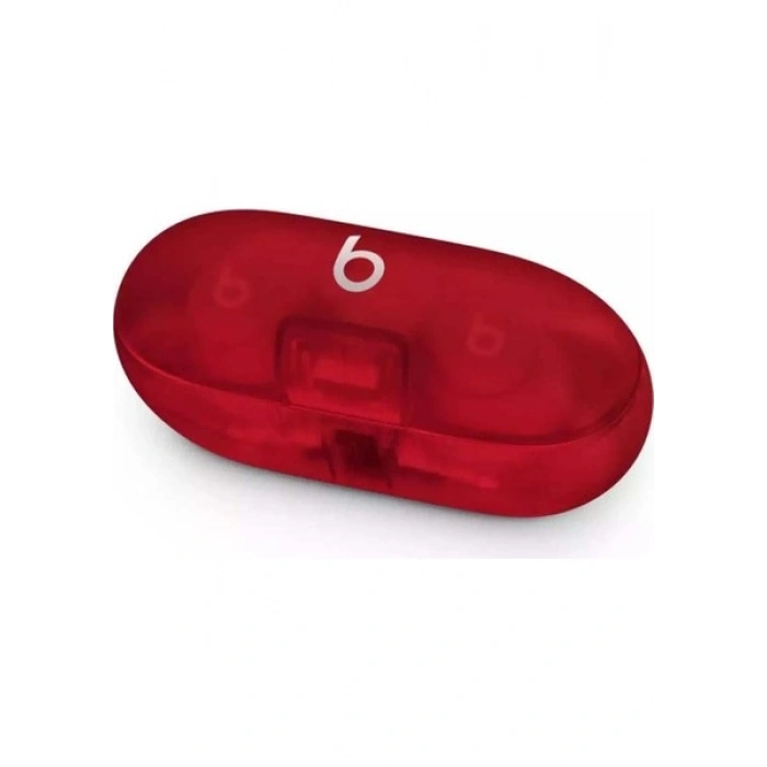Beats Solo Buds – Gerçek Kablosuz Kulak İçi Kulaklık – Şeffaf Kırmızı