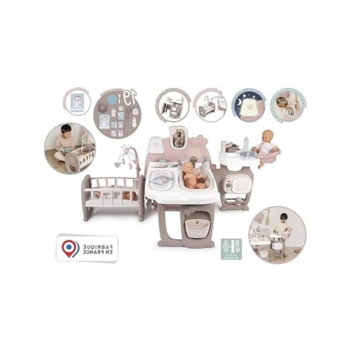 Bebek Oyun Merkezi, 3ü 1 Arada Set: Yemek, Uyku ve Banyo Aktiviteleri
