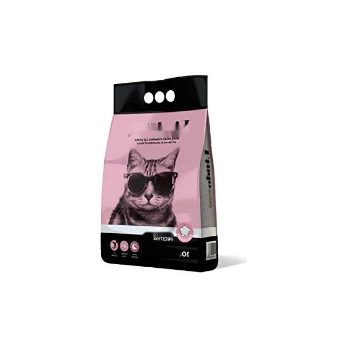 Bebek Pudralı İnce Taneli Kedi Kumu, 10 Litre