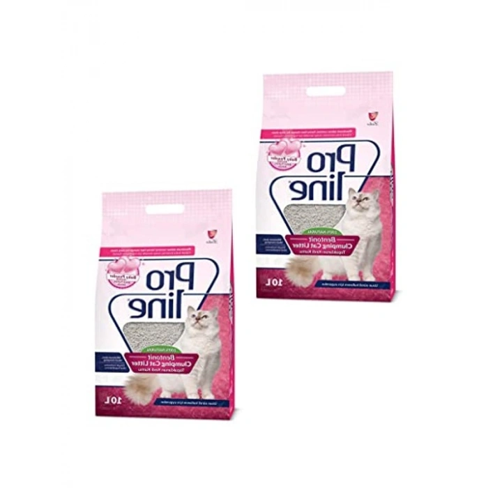 Bebek Pudrası Kokulu İnce Taneli Kedi Kumu, 2 x 10Lt