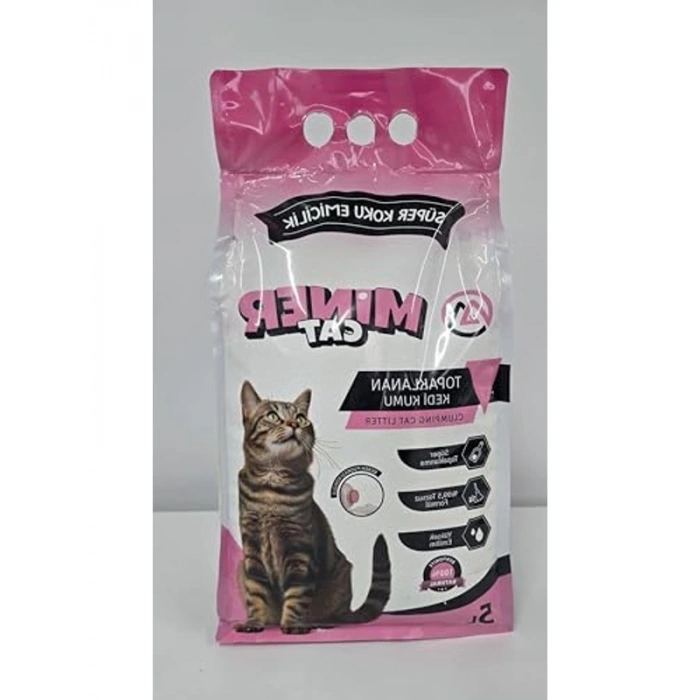 Bebek Pudrası Kokulu Kedi Kumu, 5 Lt Paket