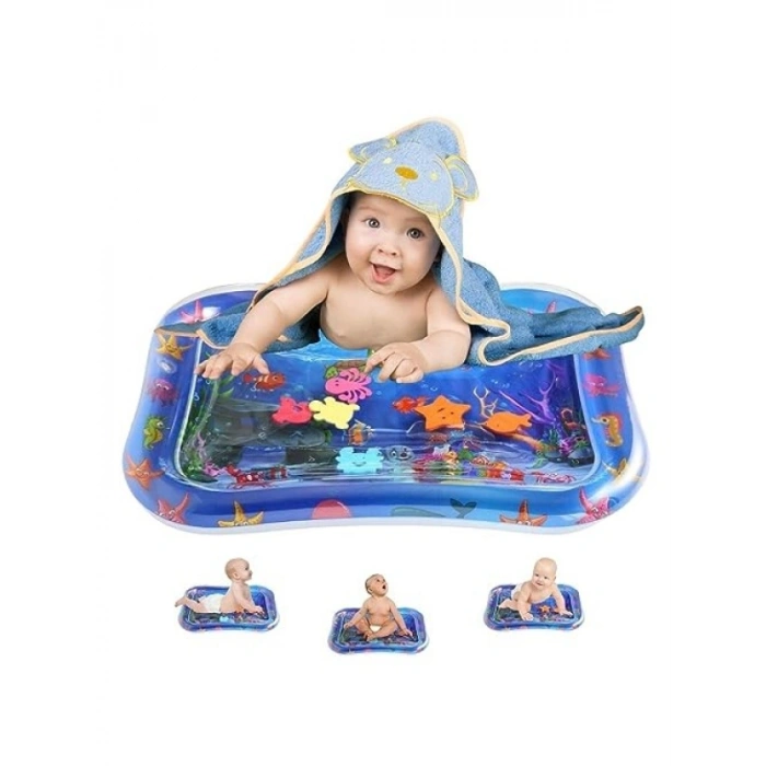 Bebek Su Oyun Matı ve Tummy Time Aktivite Matı