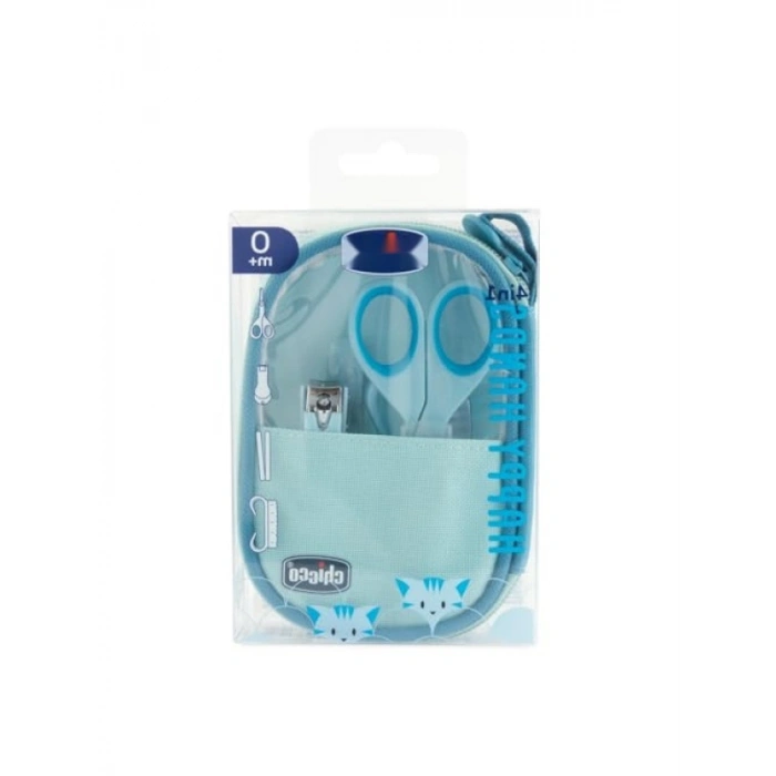 Bebek Tırnak Bakım Seti - Mavi Renkli