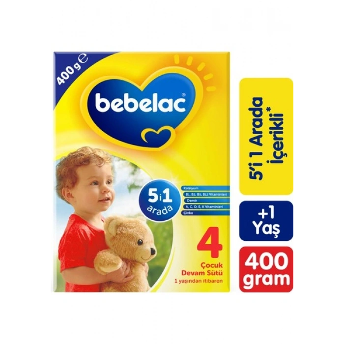 Bebelac 4 Çocuk Devam Sütü 1 Yaş+ 400 Gr