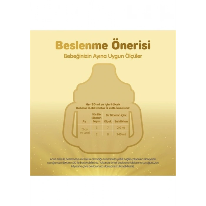 Bebelac Gold Konfor 3 Çocuk Devam Sütü 1 Yaş+ 350 Gr