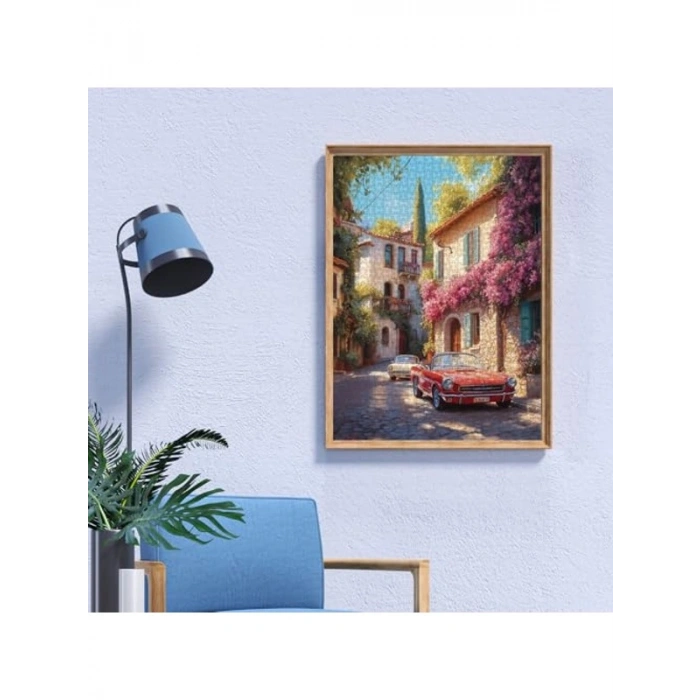 Begonvil Sokak Temalı 1000 Parça Puzzle ile Eğlence