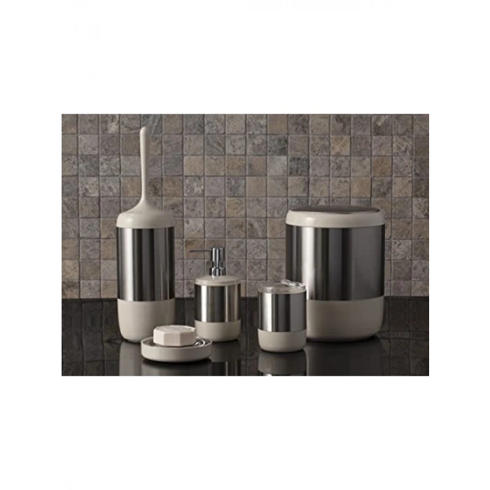 Bej Renk 5 Parça Banyo Takımı Seti