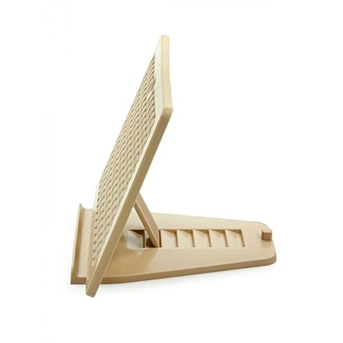 Bej Renk Masa Üstü Kitap Okuma Rahlesi, Pratik Tasarım