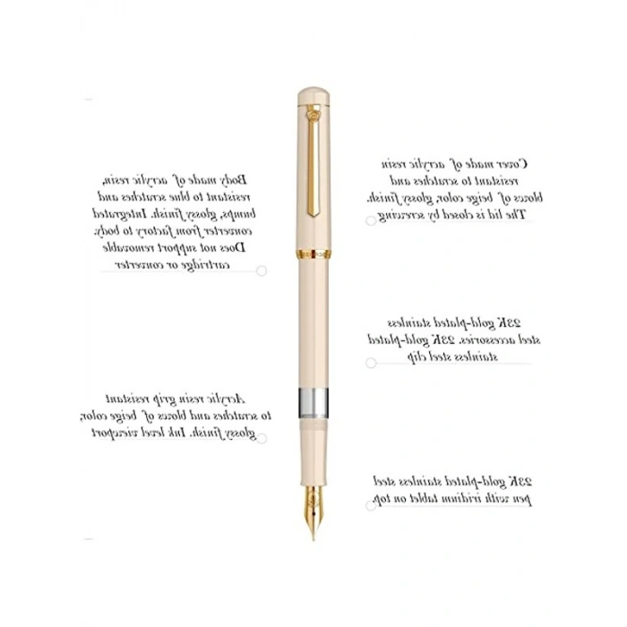 Bej Renkli Dolmakalem, Şık Tasarım