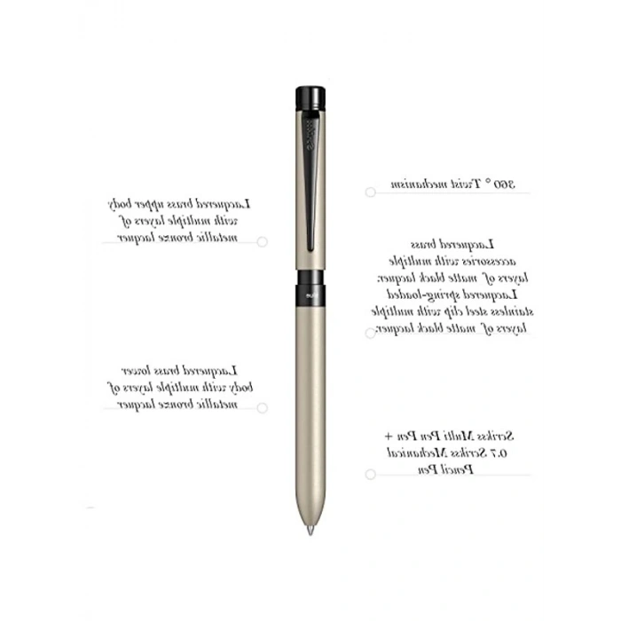 Bej Renkli Multifonksiyon Kalem, Sportif Tasarım