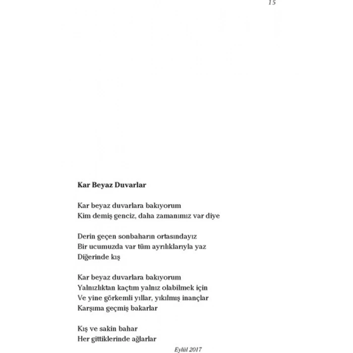 Belki De Dönecektim - Kaan Sabancı, Türkçe Şiir Kitabı, Normal Boy, Doğan Kitap Yayınevi