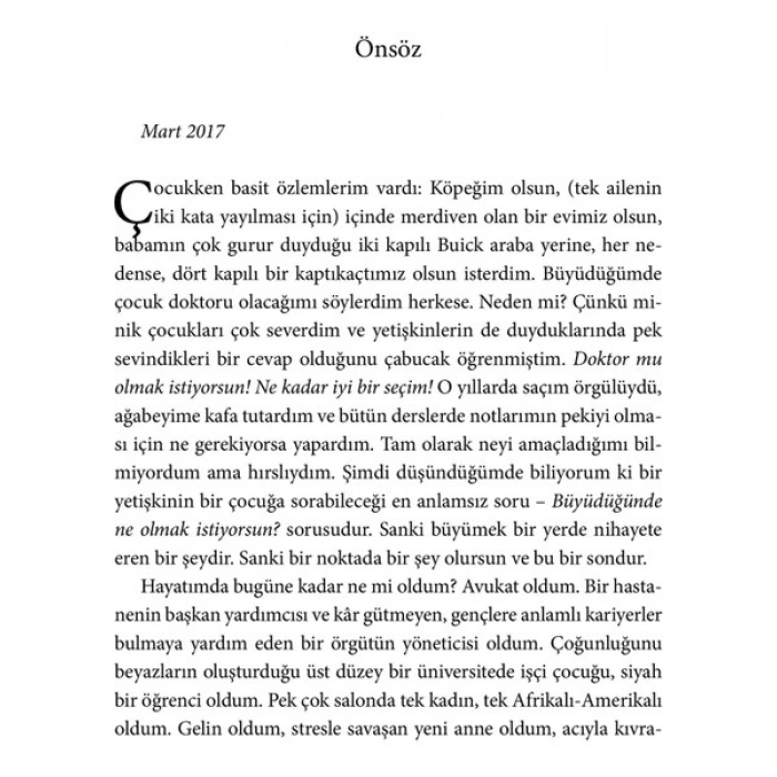Benim Hikâyem - Michelle Obama