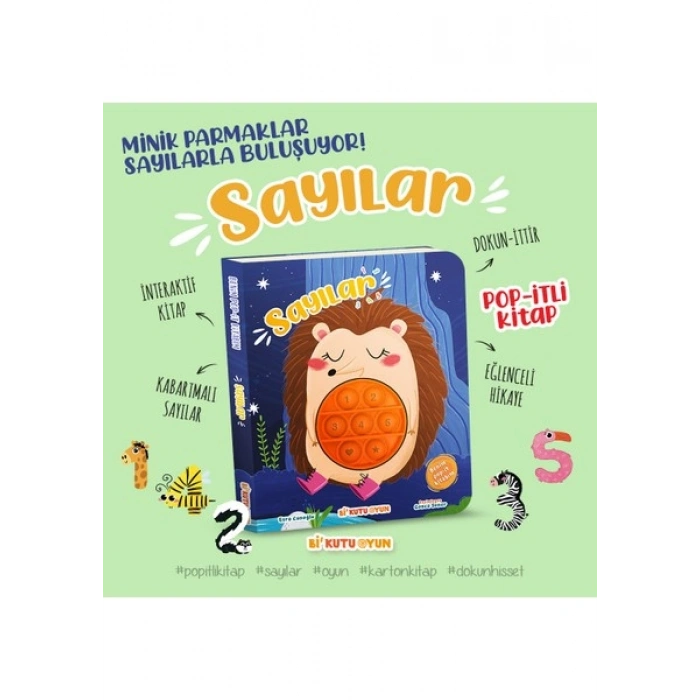 Benim Pop-It Kitabım - Sayılar - Esra Canoğlu