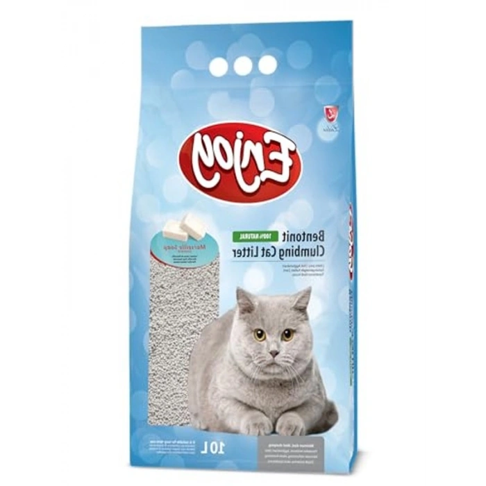Bentonit İnce Taneli Kedi Kumu, 10 Lt (Marsilya Sabunlu)